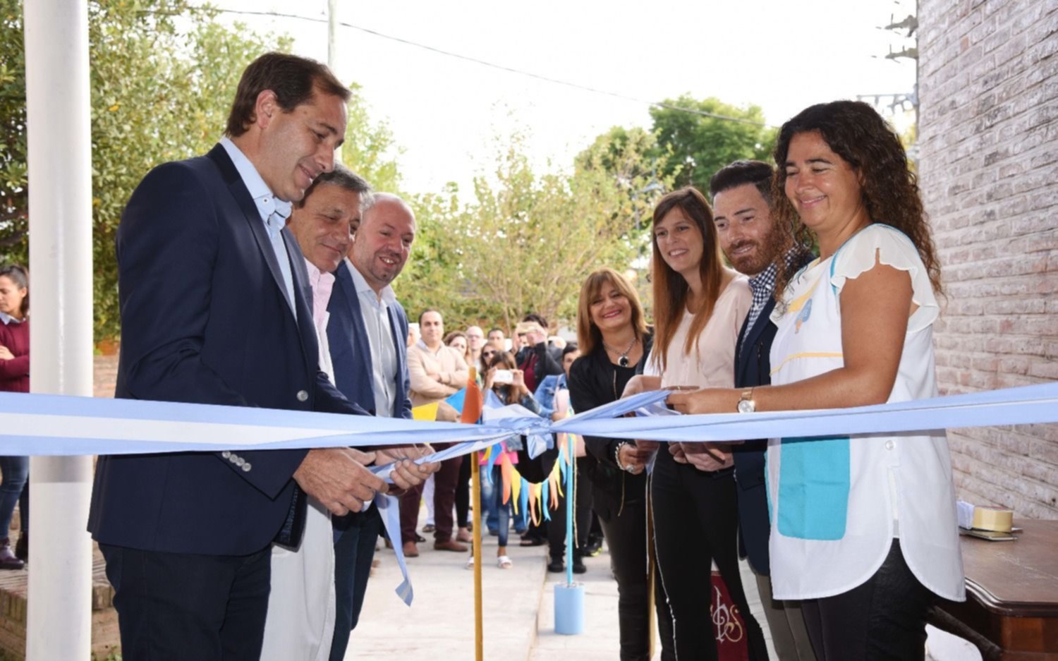 Garro encabezó la inauguración del Jardín del Hospital San Juan de Dios 