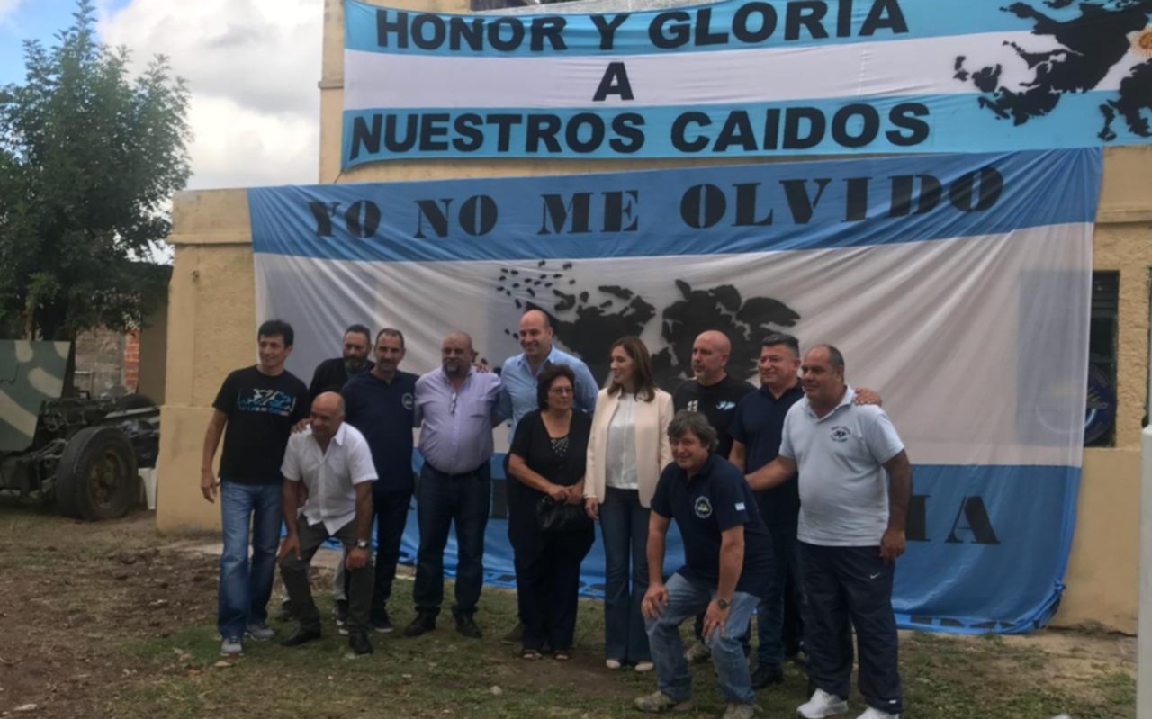 Vidal y Molina visitaron el nuevo centro de Veteranos de Quilmes