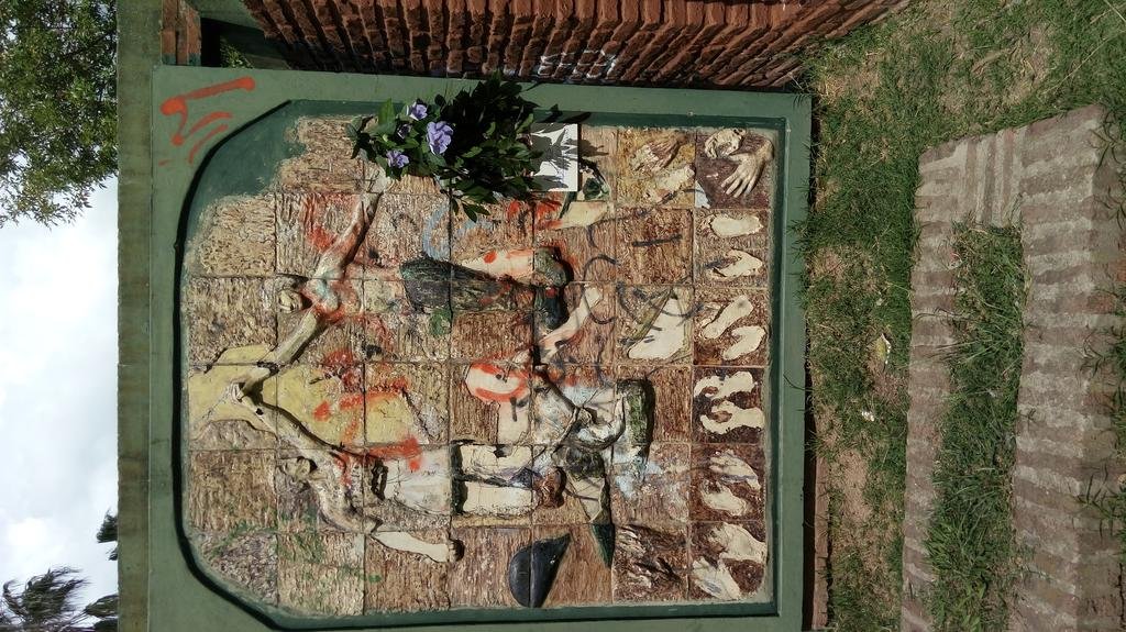 Van a restaurar un mural en homenaje a los caídos en la guerra de las Malvinas