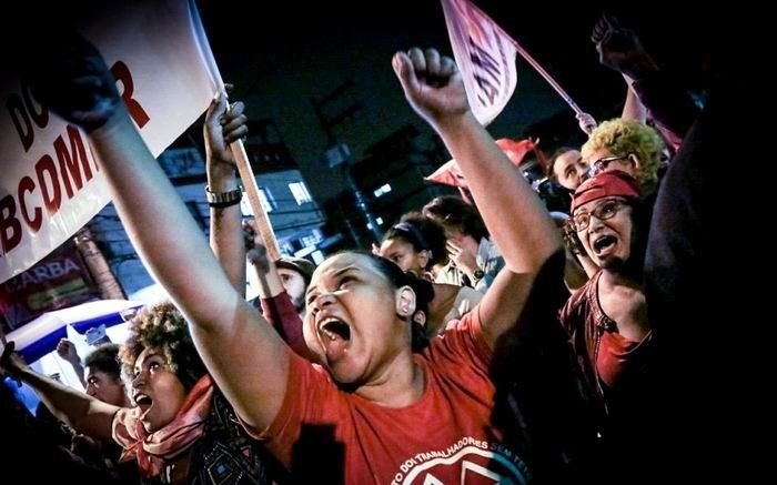 Cortes de ruta y marchas en apoyo del ex presidente