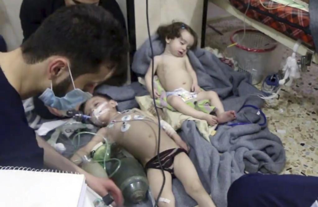 EE UU le apunta a Rusia por un presunto ataque químico contra rebeldes en Siria