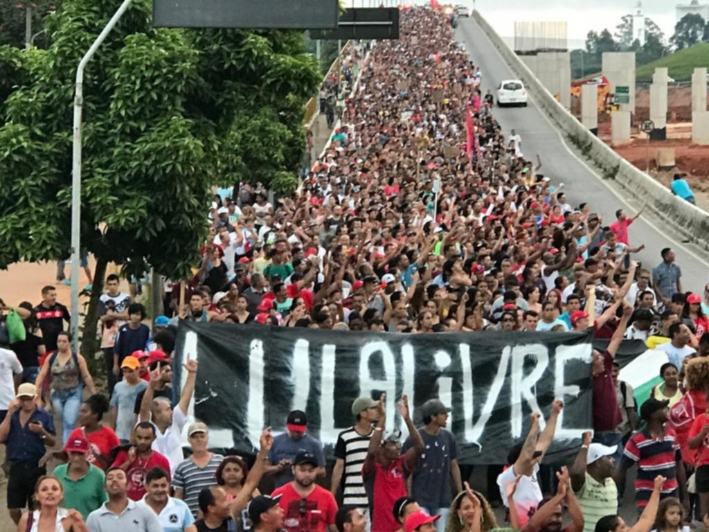 Marchas, acampes y vigilias para acompañar y respaldar al detenido líder de izquierda