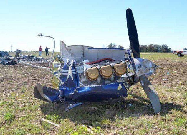 Una avioneta cayó a tierra entre Buenos Aires y La Pampa y murieron sus cinco ocupantes