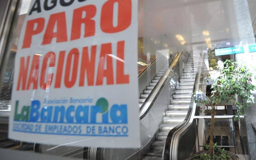 Mañana se definirá si hay paro bancario el jueves y viernes