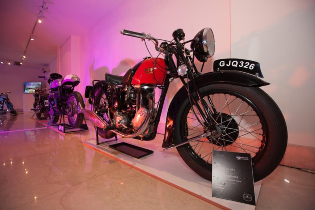 Una muestra donde se ven motocicletas que son verdaderas obras de arte