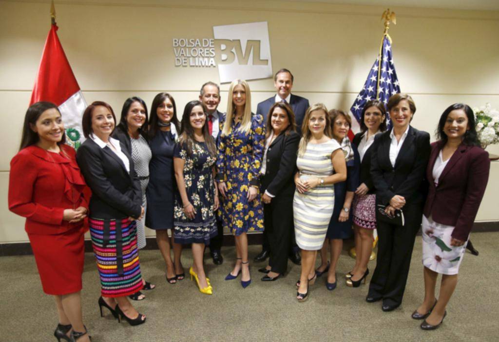 Ivanka dice presente en el evento y habla del empoderamiento femenino