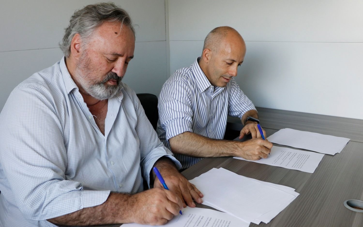 Ducoté y De la Torre firmaron un acuerdo para la Innovación Local en Pilar