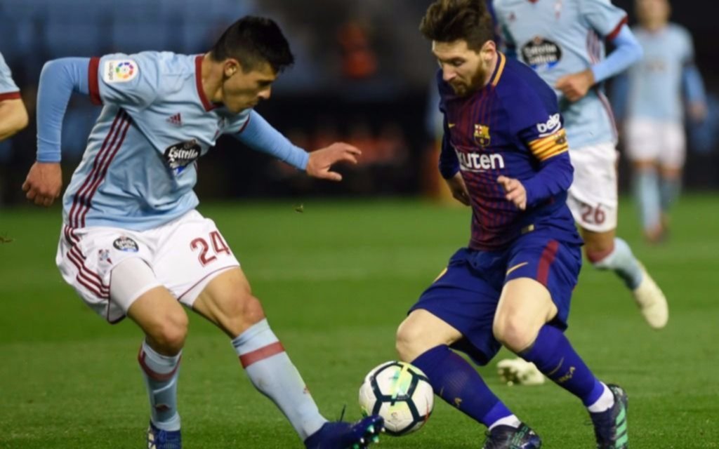 Con Messi desde el banco, el Barcelona empató con el Celta por la Liga