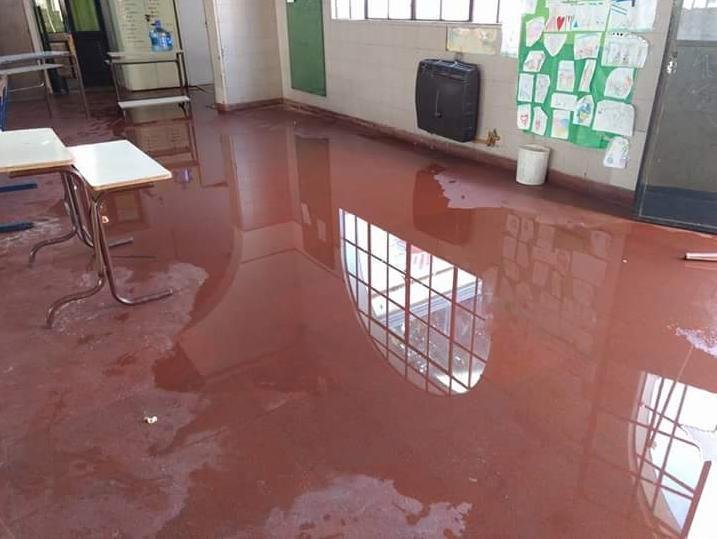 Por una obra inconclusa, 600 alumnos de la Primaria 12 comparten el baño de mujeres