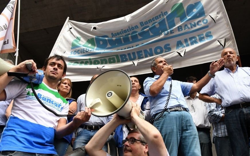 La Bancaria aseguró que nueva jornada de paro fue acatada en más de 90%