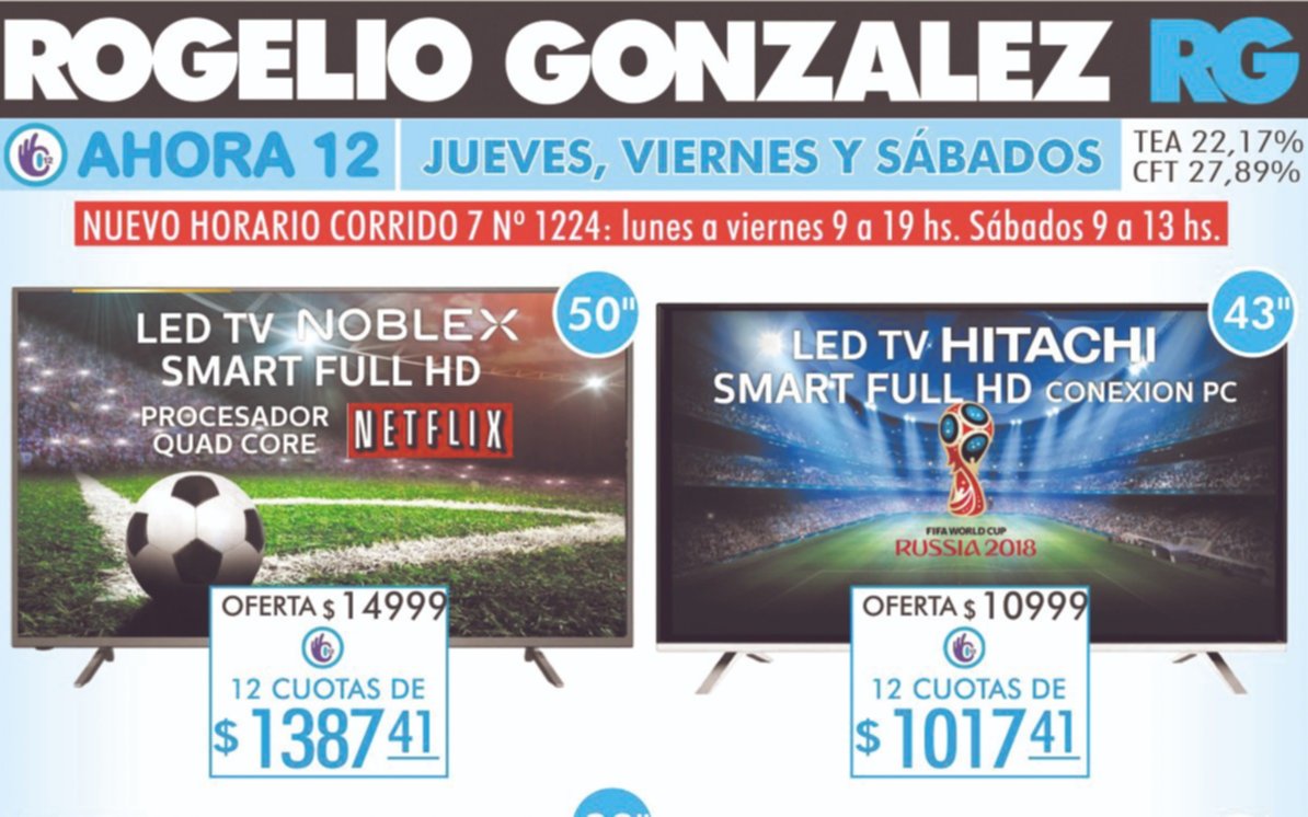 Ahorros imperdibles en Rogelio González y la mejor calidad en Smart TVs