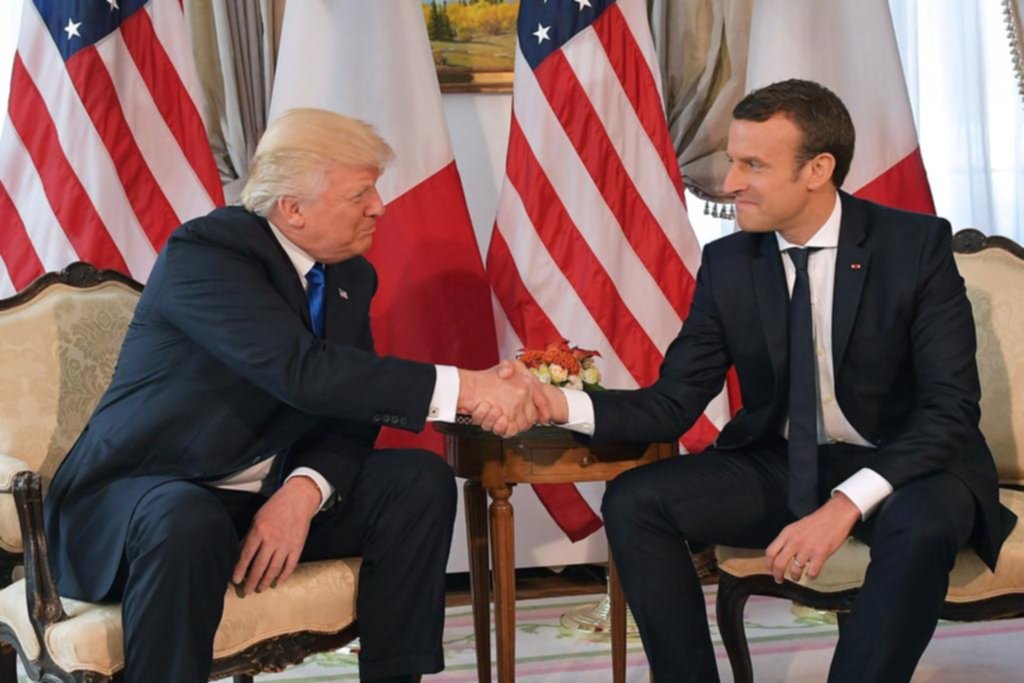 Macron le advierte a Trump que hacer una guerra “contra todos” no es una buena política