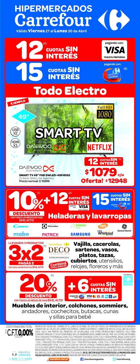 Carrefour te ofrece lo mejor en Electro