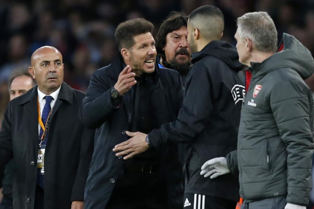 El Atlético de Madrid empató y el Cholo fue expulsado