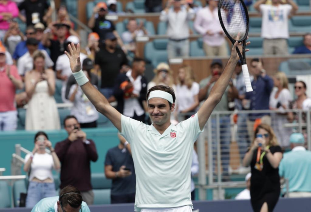 En Miami, Federer logró su título 101 como profesional