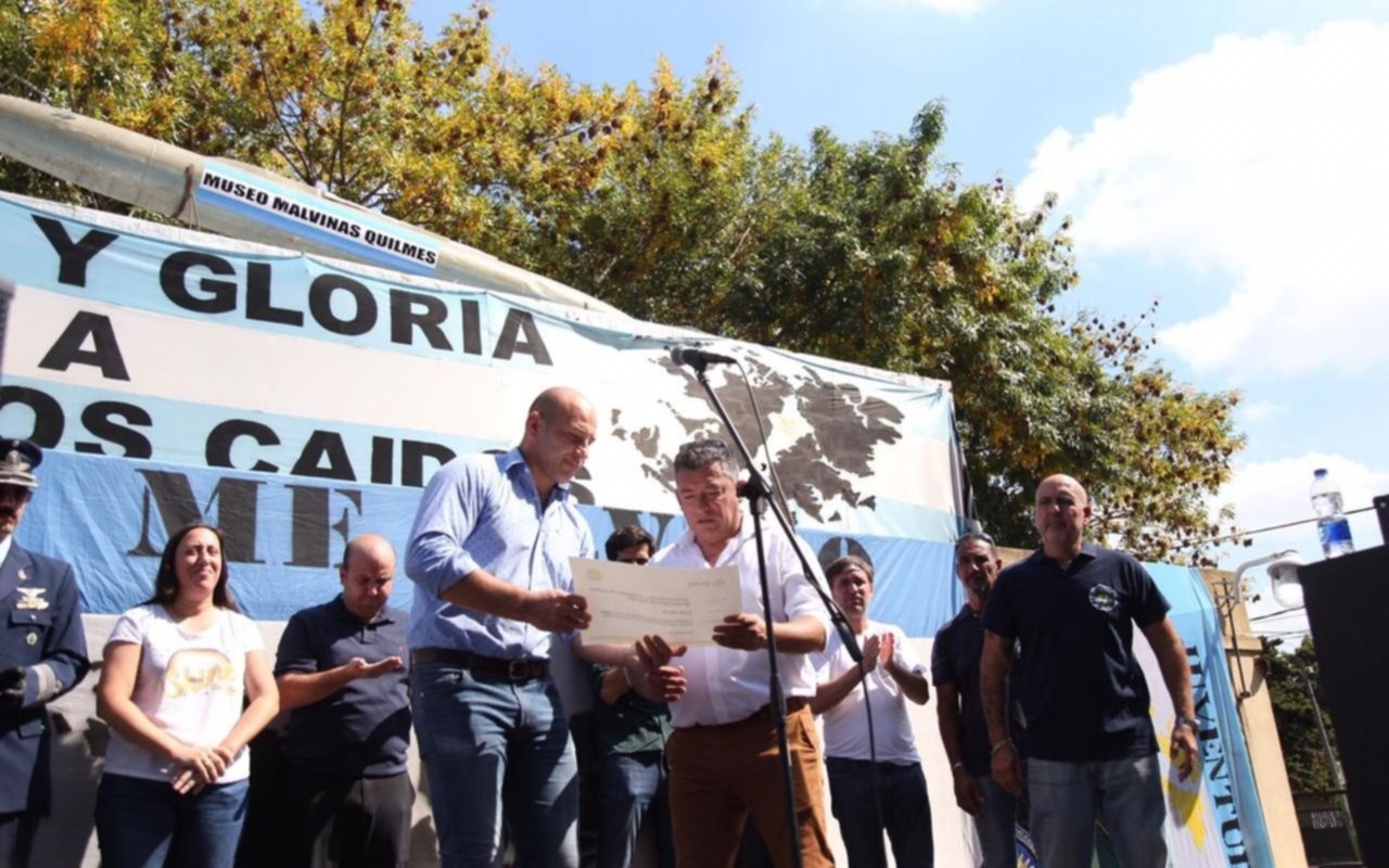 Acto por el Día del Veterano y de los Caídos en la Guerra de Malvinas