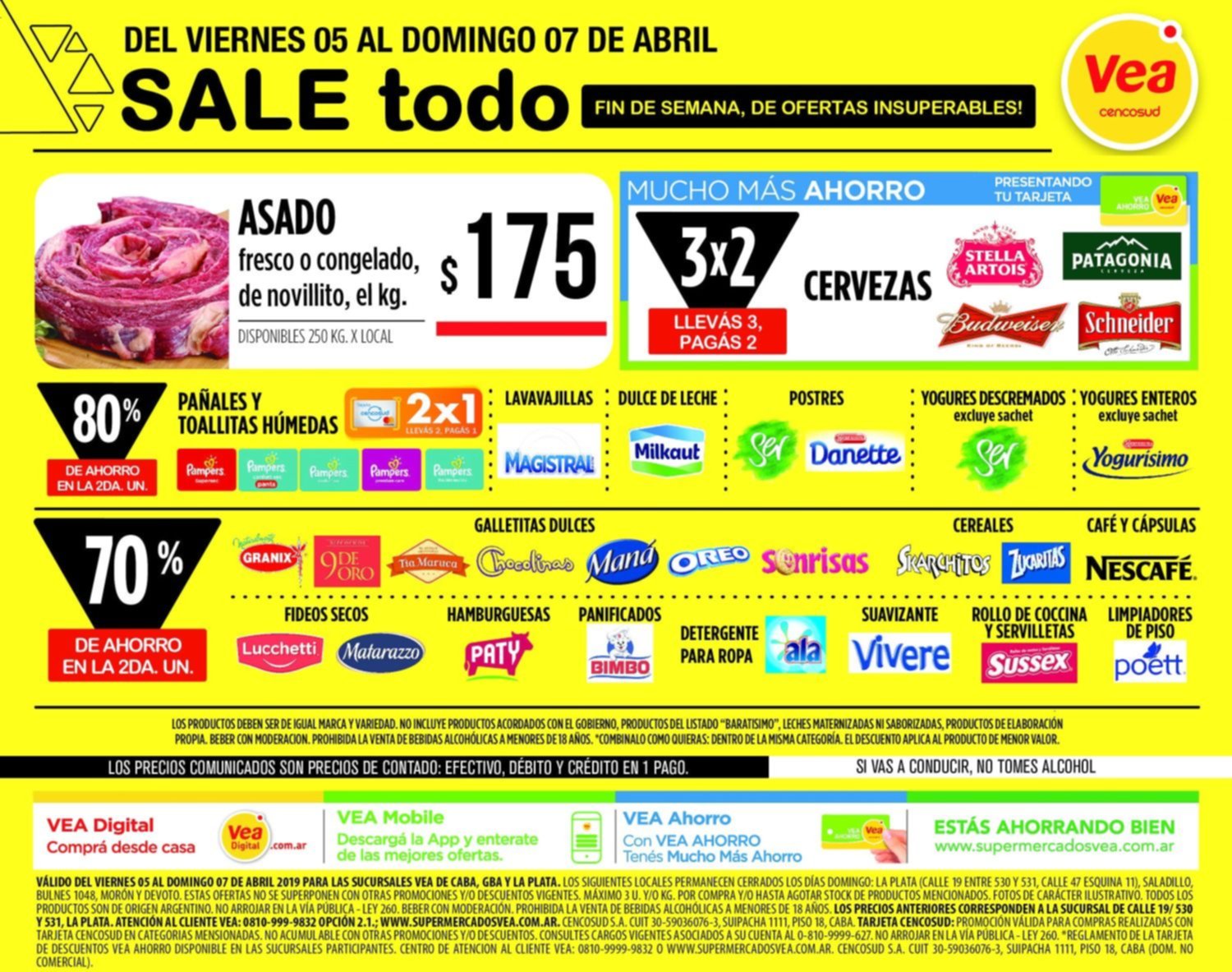 Increíbles ofertas en el "sale todo" de Vea