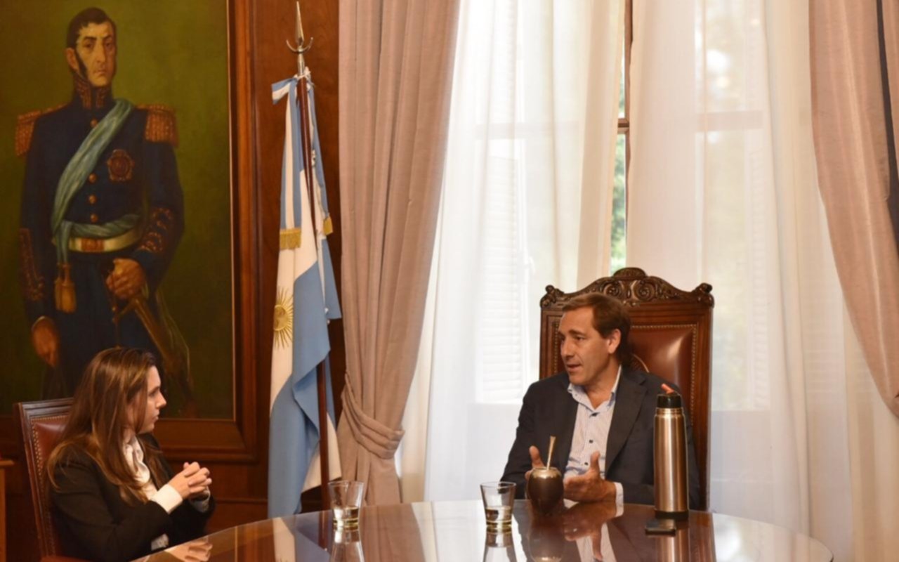 Garro recibió a la Embajadora de Venezuela