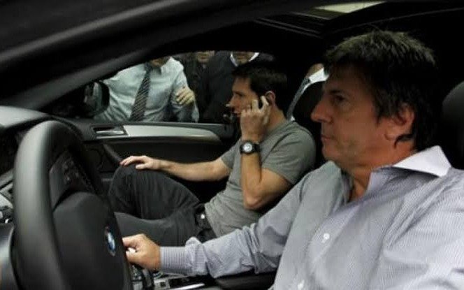 Jorge Messi, el padre de Lionel, fue demorado en Rosario por atropellar a motociclista