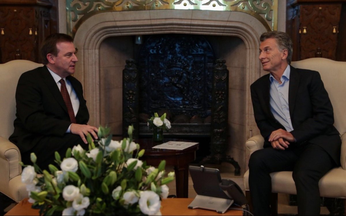 Macri recibió en la Casa Rosada a autoridades de ExxonMobil