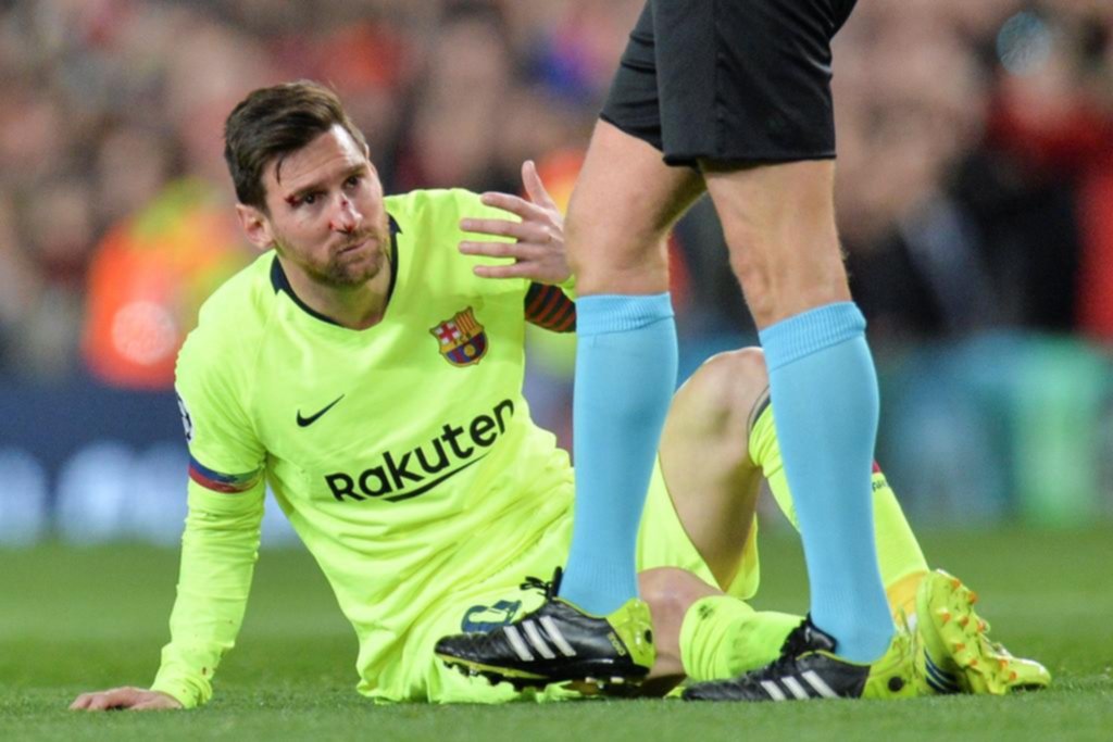 Barcelona se sacó la mufa en Old Trafford y Messi se llevó la peor parte del partido