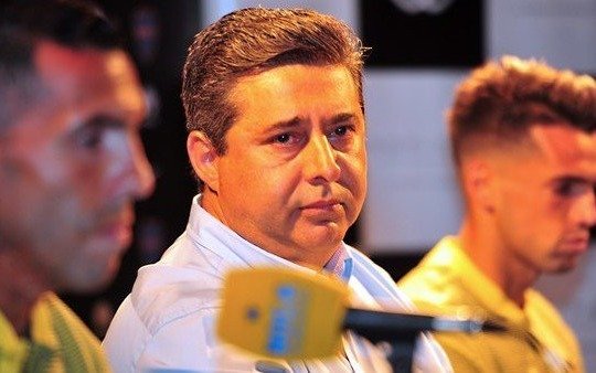 Angelici se mostró conforme con la labor de Alfaro y a favor de los promedios