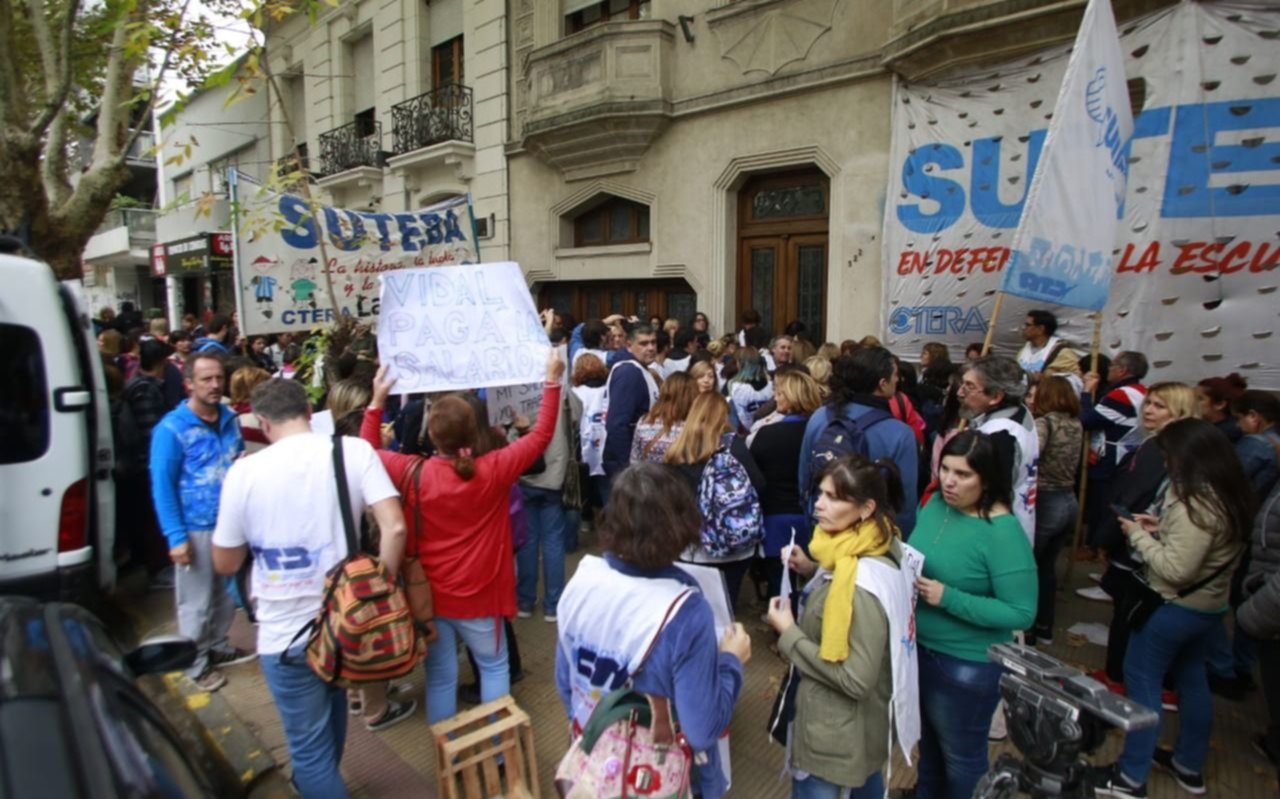 Baradel tras el acuerdo paritario: Baradel tras el acuerdo paritario: