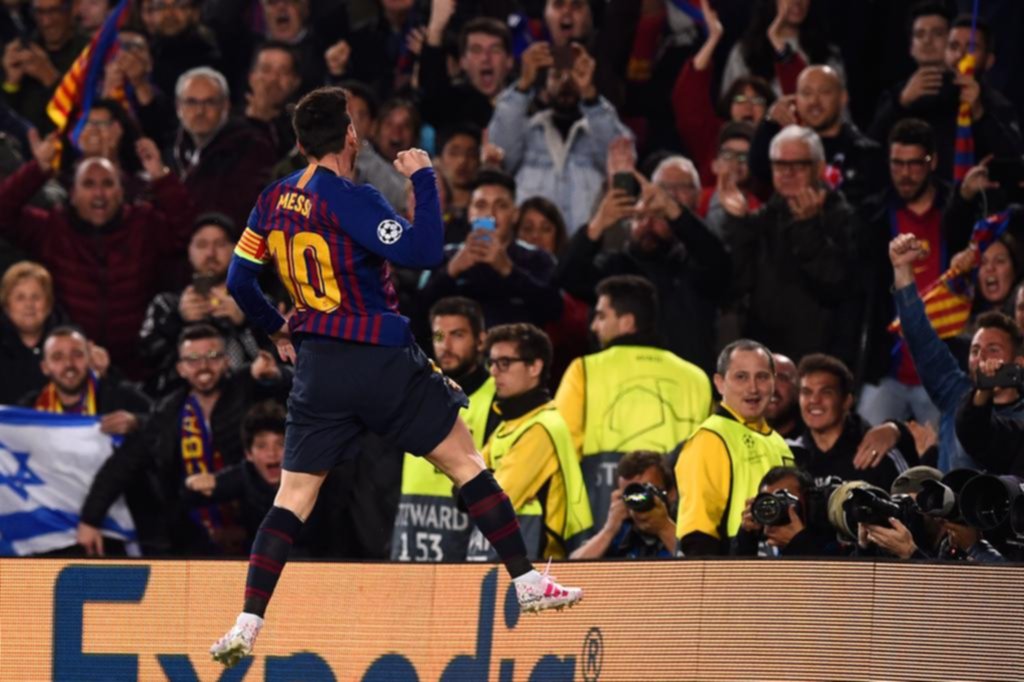 Messi volvió a brillar y guió al Barça a semis