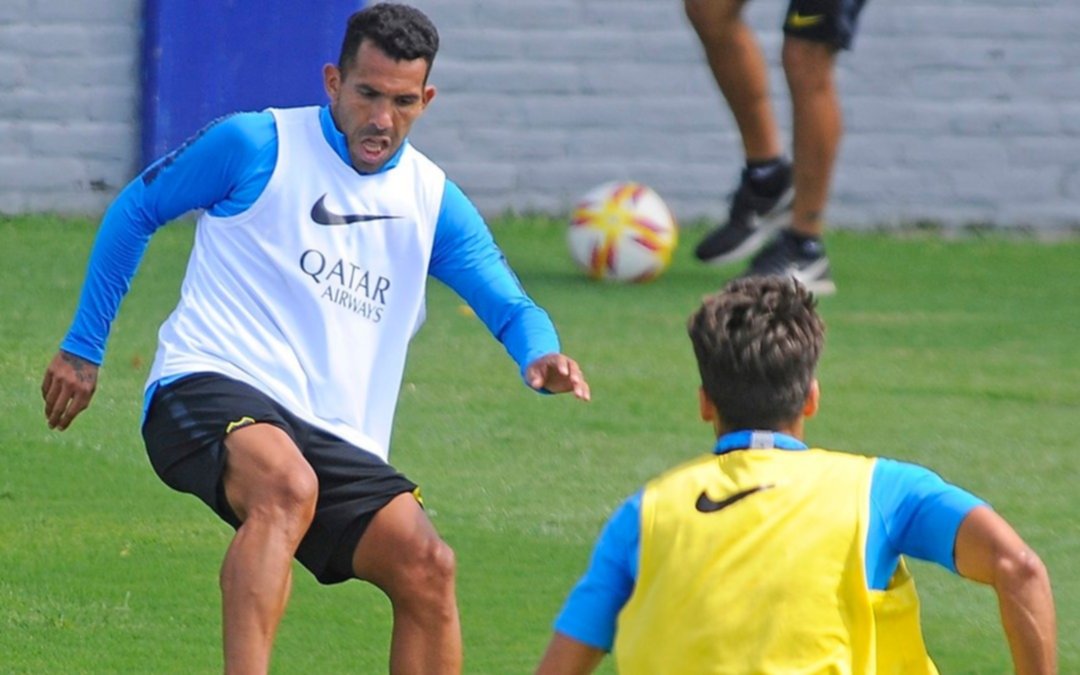 Tevez se lesionó y sería baja en Boca para enfrentar a Tolima