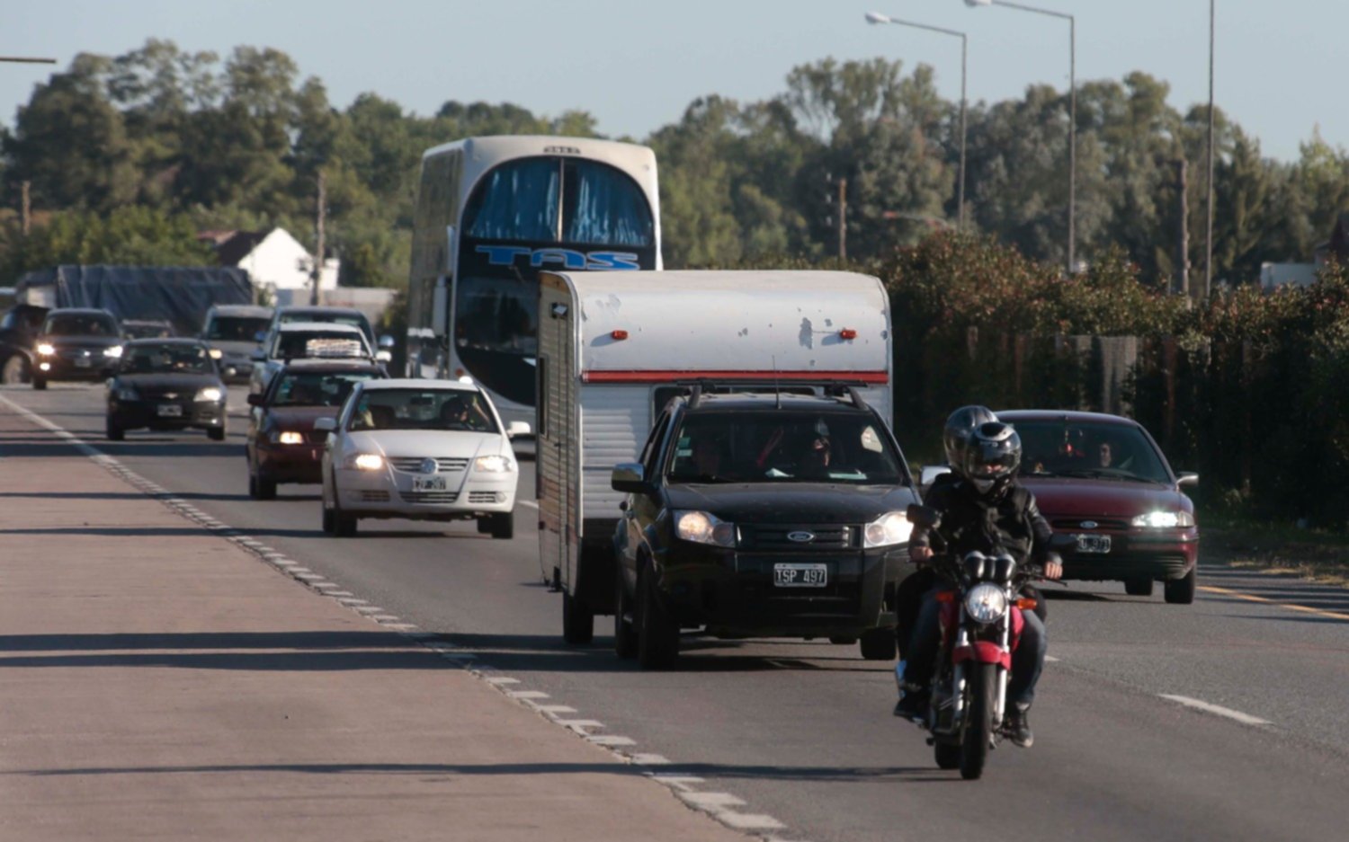 Regreso a casa: restringen el tránsito pesado en las rutas 2, 11 y 36