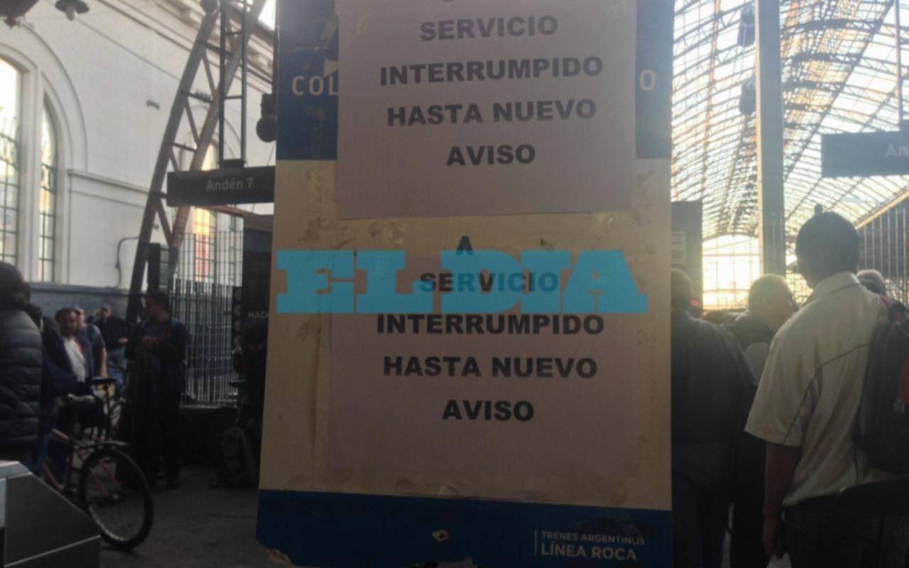 Una amenaza de bomba provocó inconvenientes en el servicio del tren Roca