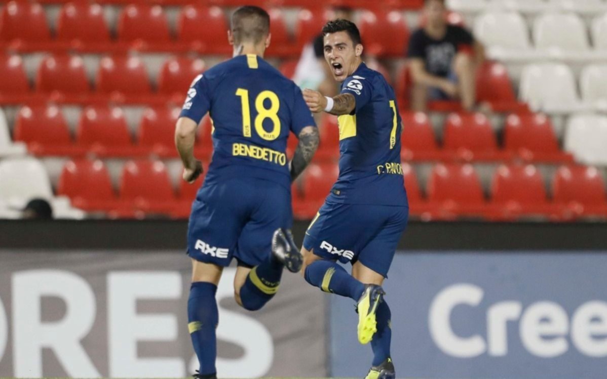 Boca venció por 2 a 1 a Godoy Cruz en Mendoza por la Superliga