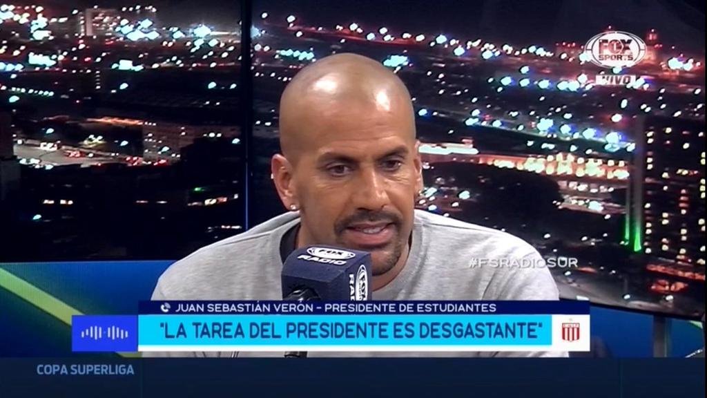 Verón habló de Bielsa y la culminación del estadio