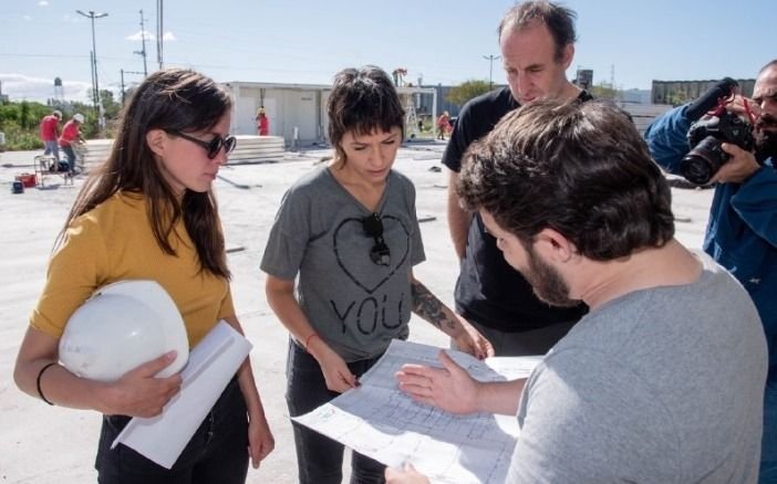 Avanzan las obras de construcción del Hospital Modular de Emergencias