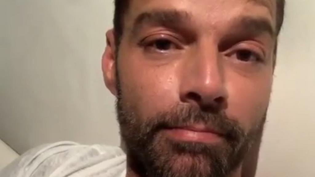 Triste, con miedo y frustrado, la cuarentena de Ricky Martin