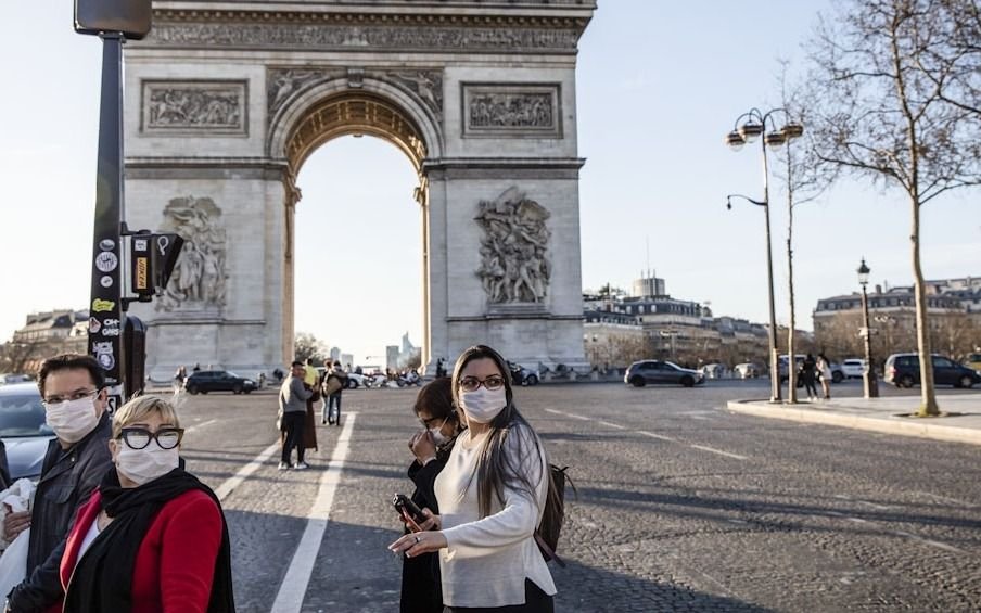 Francia reportó 762 nuevas muertes, el número más alto de víctimas en un día