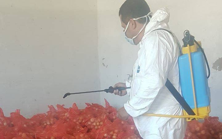 Aplican doble proceso de desinfección en mercaderías y encomiendas que ingresan a penales