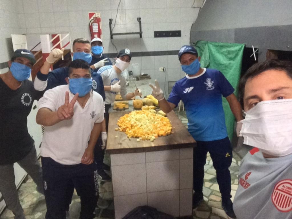 Las manos solidarias de los clubes de la Liga Amateur en plena crisis sanitaria