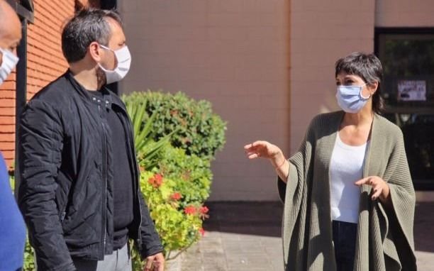 Mayra Mendoza recibió al Ministro Juan Cabandié
