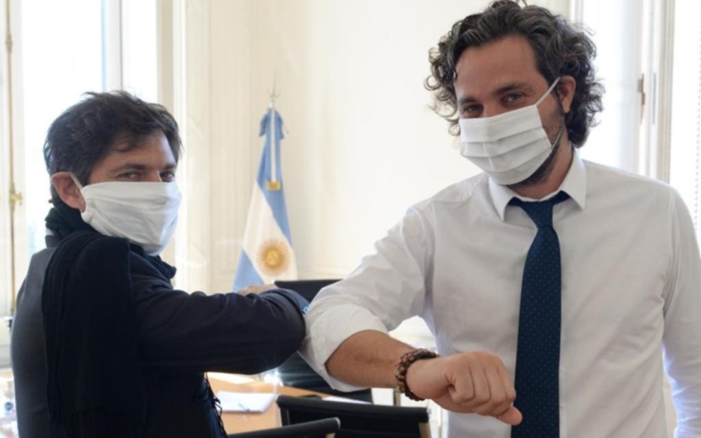 Kicillof llevó a la Rosada su propuesta para la "cuarentena administrada"