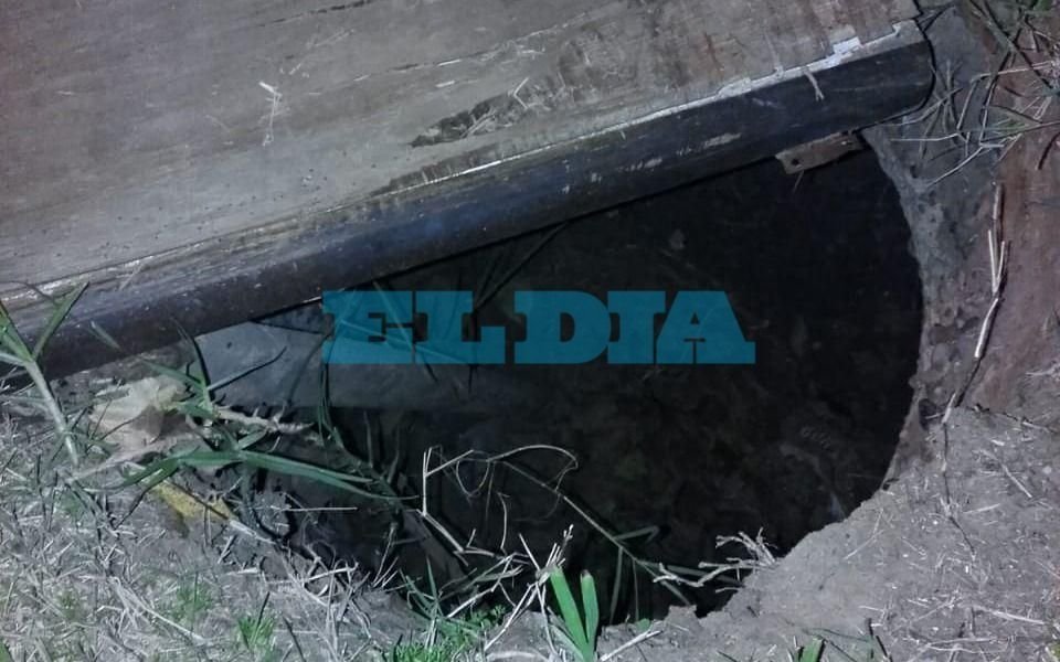 Denuncian abertura peligrosa en Tolosa