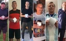 El comercial de papel higiénico que grabaron ídolos del fútbol argentino