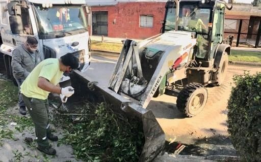 Operativos de la limpieza en distintos puntos de la ciudad