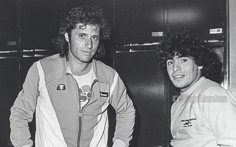 Sentido mensaje de Diego a Guillermo Vilas