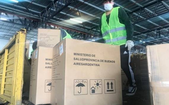 Llegó el tercer avión con insumos chinos para Argentina