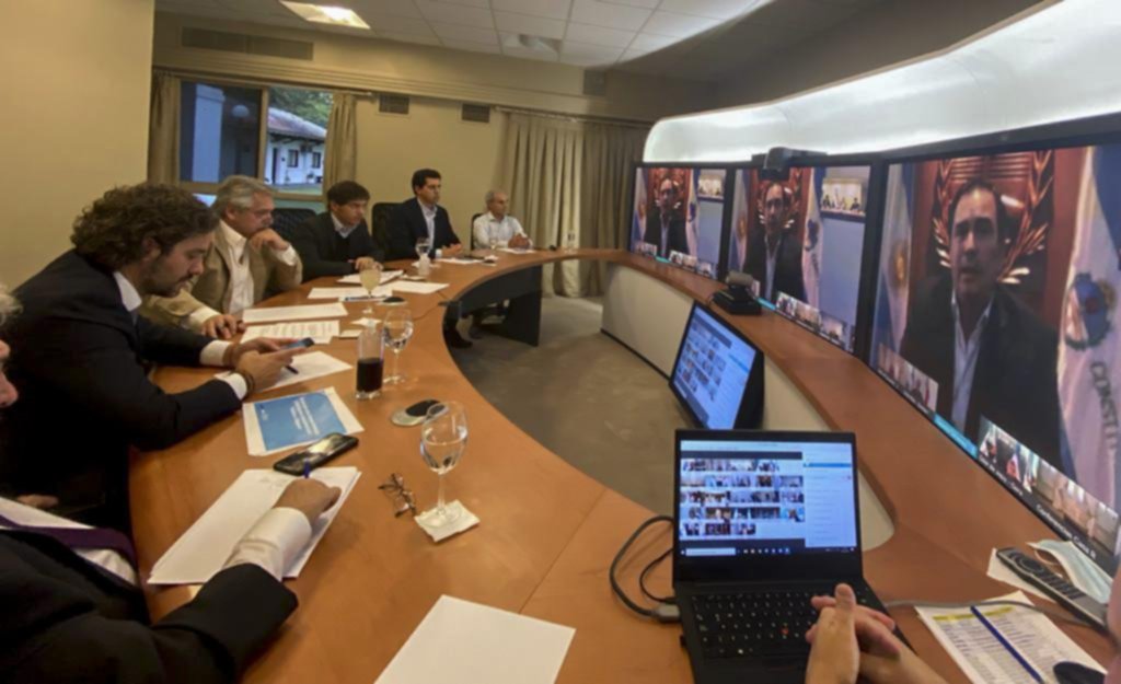 Los gobernadores avalaron ante el Presidente la extensión de la cuarentena