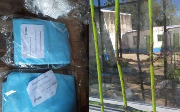 Quería vender cajas de barbijos, camisolines y cofias robadas pero lo descubrieron: preso