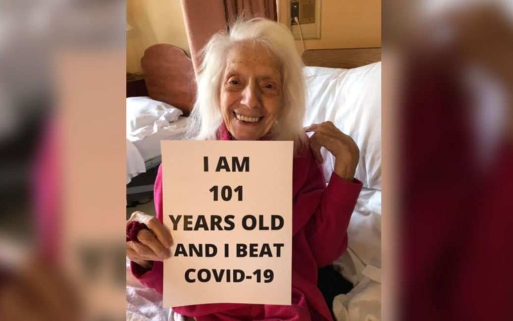 Abuela de fierro: tiene 101 años, zafó de la Fiebre Española y ahora se curó de Covid-19