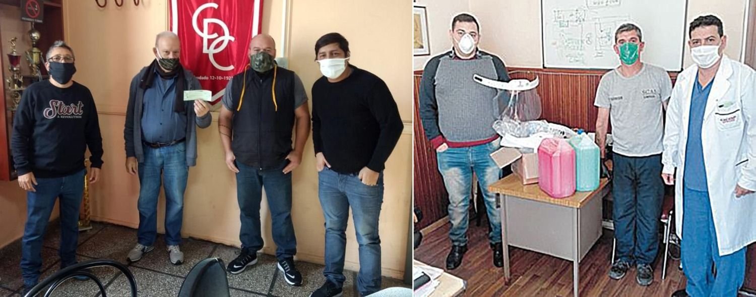 El aporte de Camba y San Carlos en plena emergencia sanitaria