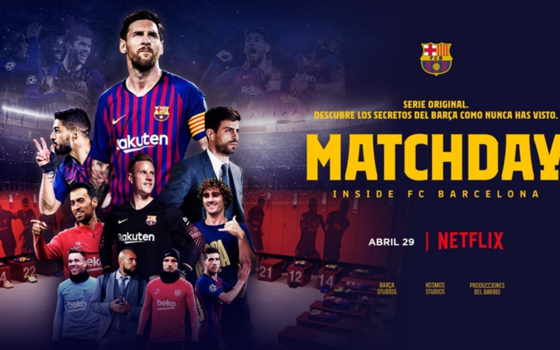 Ya se puede ver en la Argentina la serie que se mete en la intimidad del Barcelona